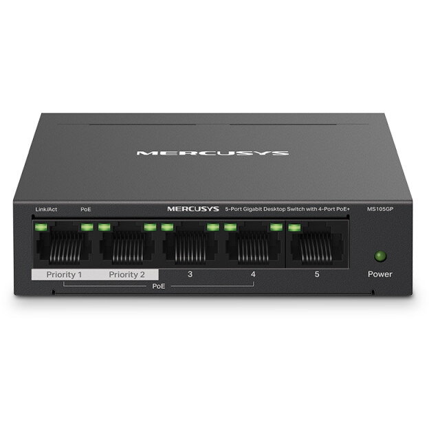 Switch 5PORT MS105GP POE Negru
