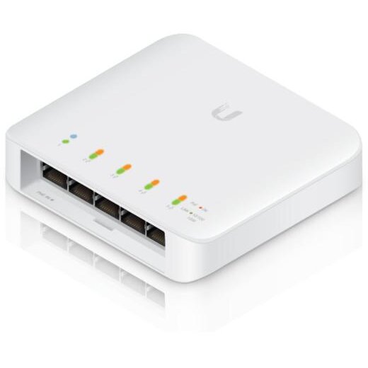 Switch USW-FLEX 5 porturi PoE+ Alb