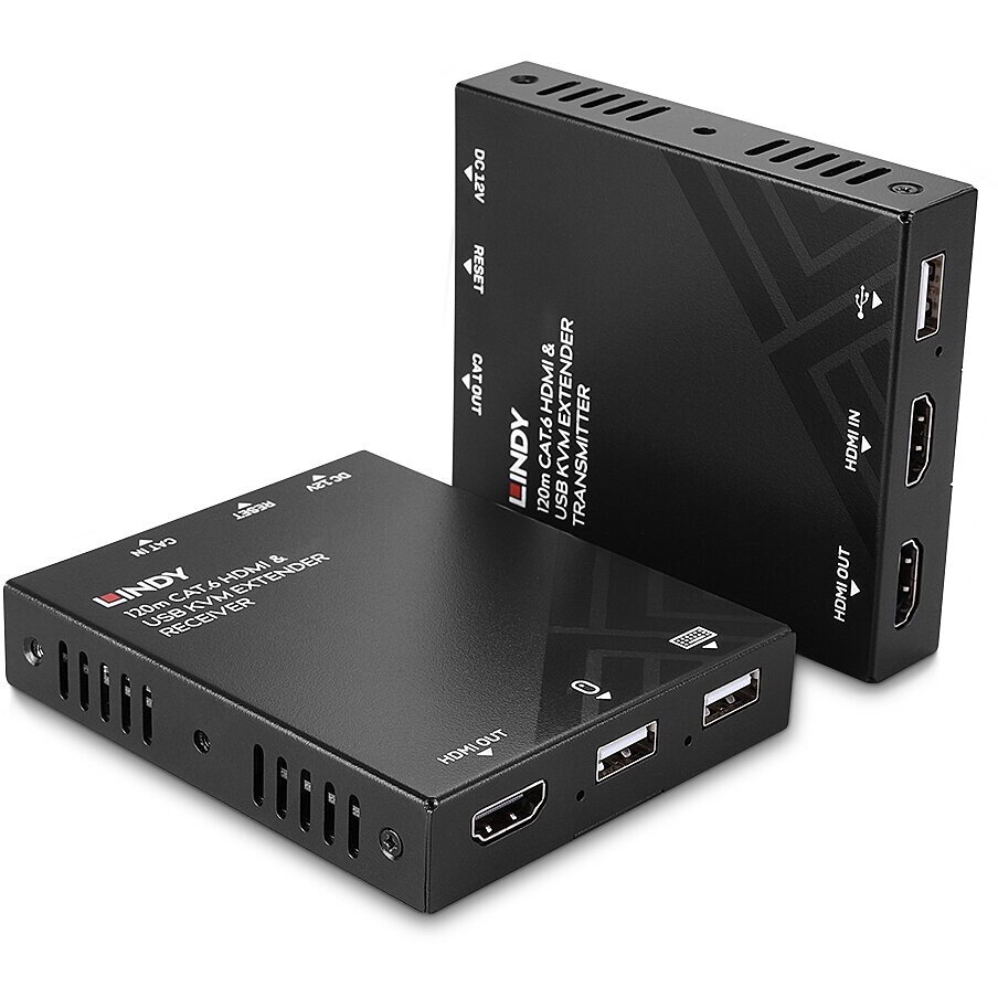 Switch KVM 120m Cat.6 HDMI 4K30 & USB Extender