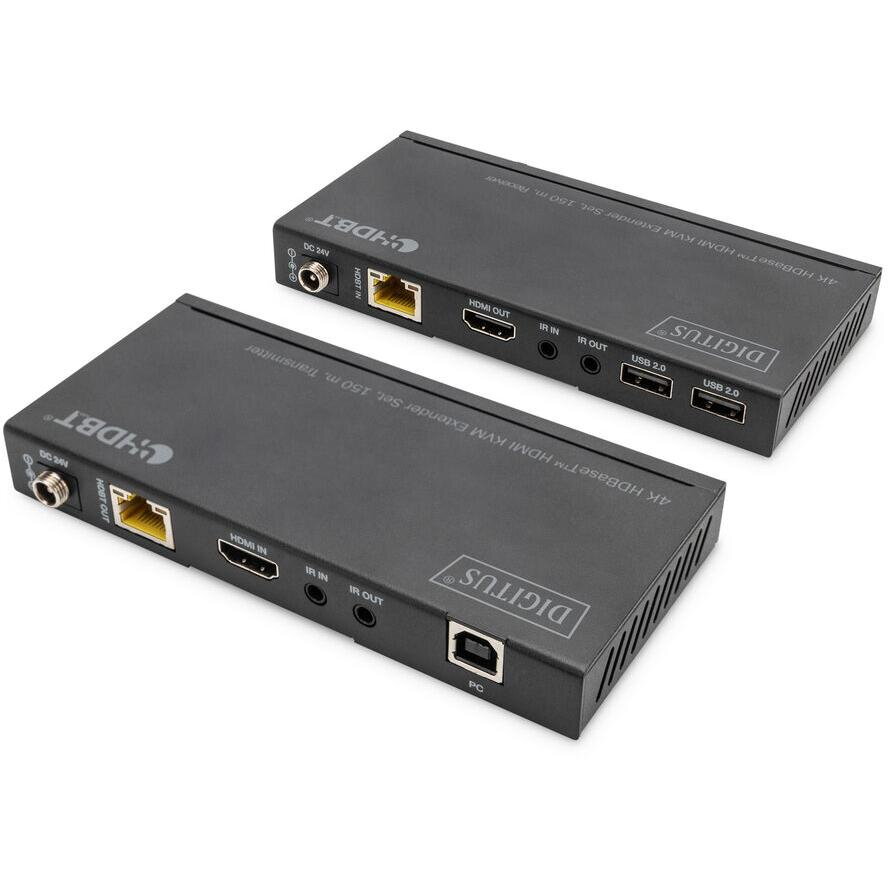 Switch KVM 4K HDBaseT HDMI Extender Set USB 2.0 150m