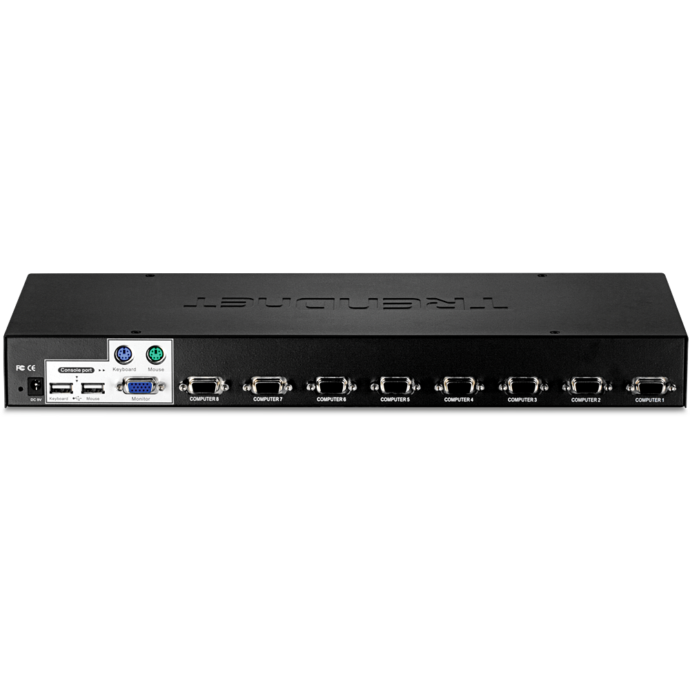 Switch KVM 8-Port USB/PS/2 19