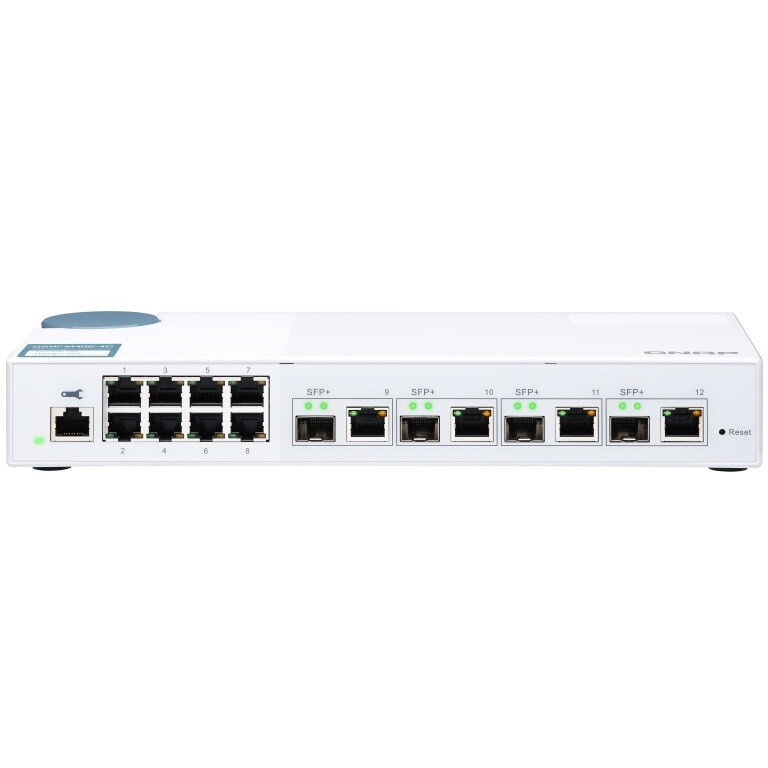 Switch QSW-M408-4C  12 Port Managed Negru