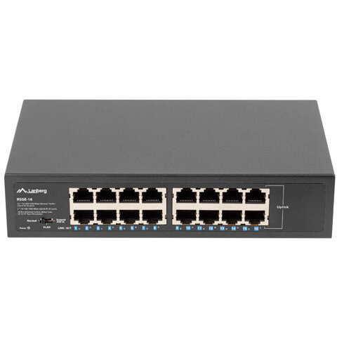 Switch RSGE-16 Rack 10/19  (16-port 1Gb)