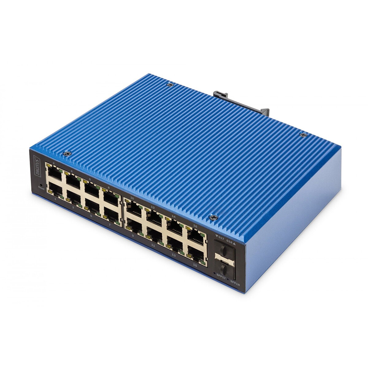 Switch Switch Digitus Gigabit Ethernet PoE Ind. 16+2