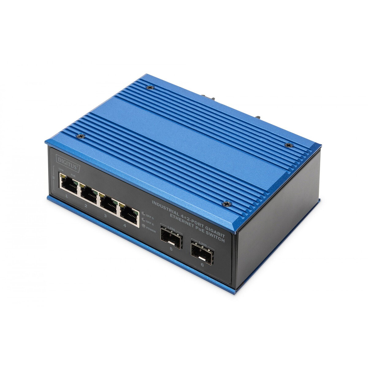 Switch Switch Digitus Gigabit Ethernet PoE Industrial 4+2