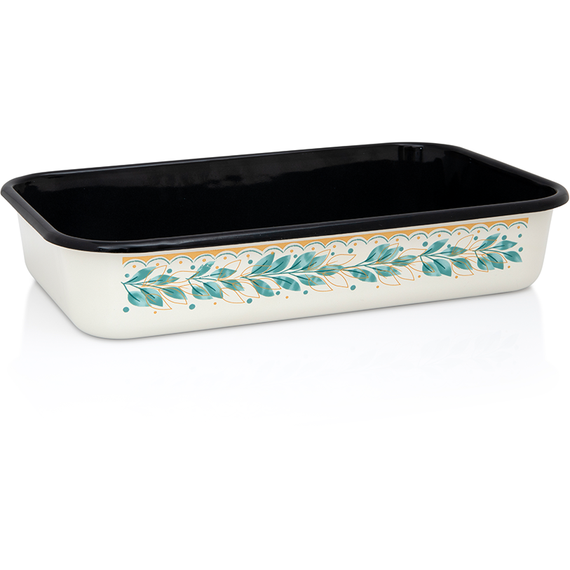 Tava 3.7l Green Line Metalac email/32cm/3.7l