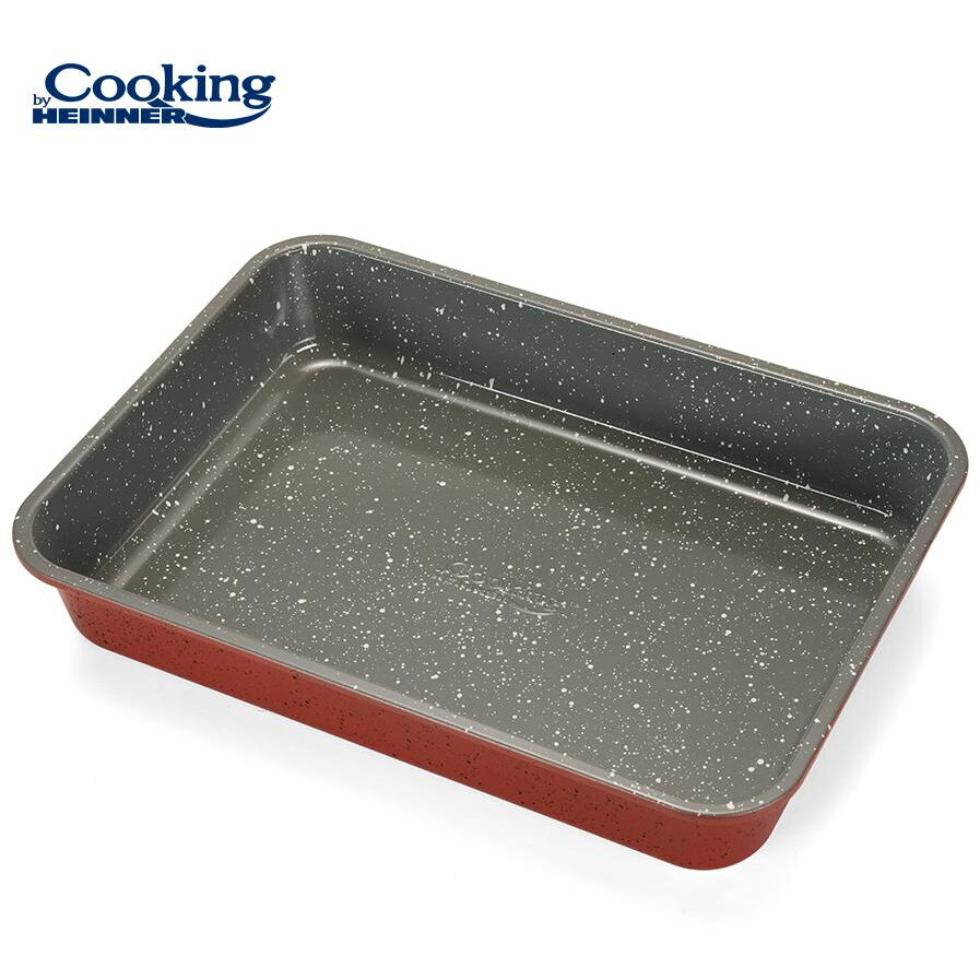 Tava Cuptor Anca Acoperire Ceramica 33x23x6cm Visiniu