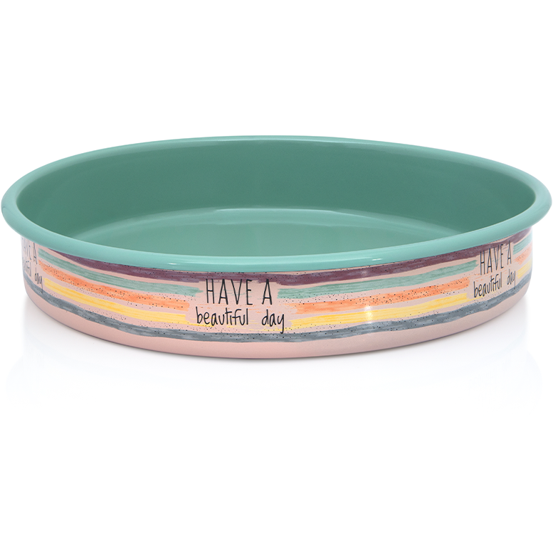 Tava Rotunda Emailata Divan Dan 4L Diametru 30CM Multicolor