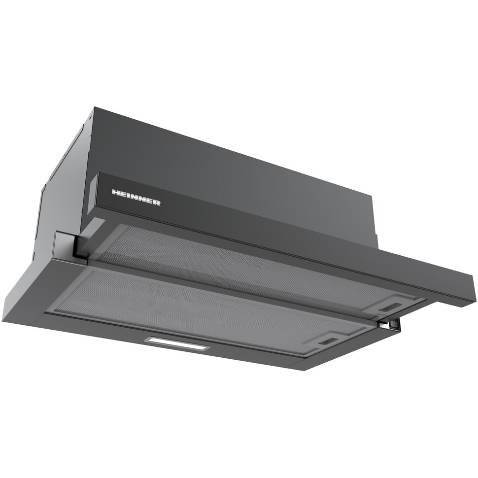 Hota Telescopica HTCH-MD600GBK 630m3/h 2 Viteze 215W 1.5W Filtre Aluminiu Negru