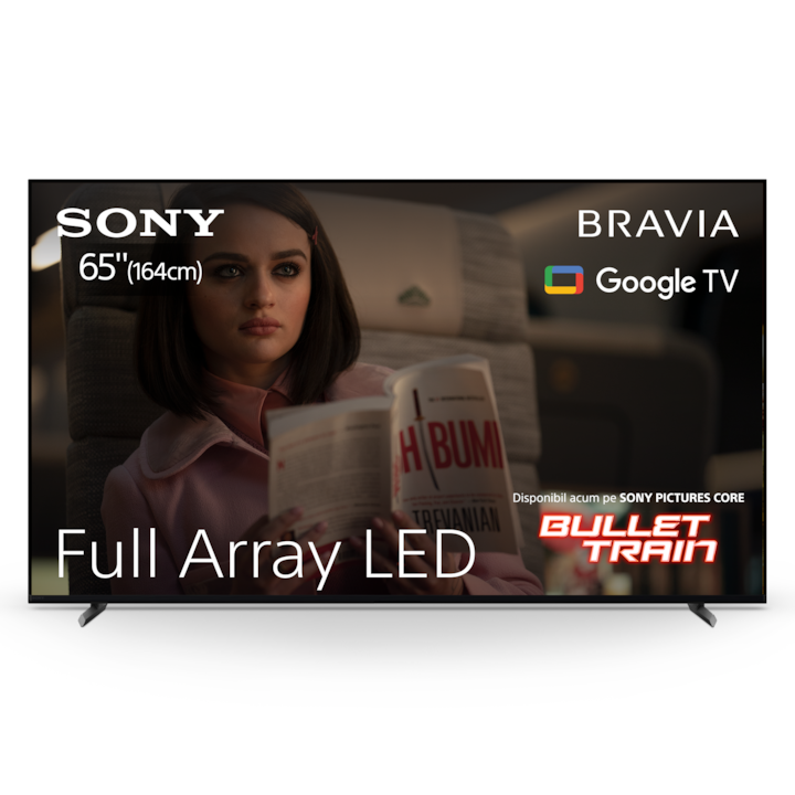 Televizor LED 4K Ultra HD 65'' 100Hz Clasa F Smart Google TV Negru