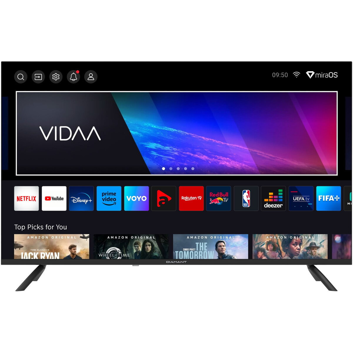 Televizor LED 43inch Diamant 4K-Smart 43HL5530U/C Negru