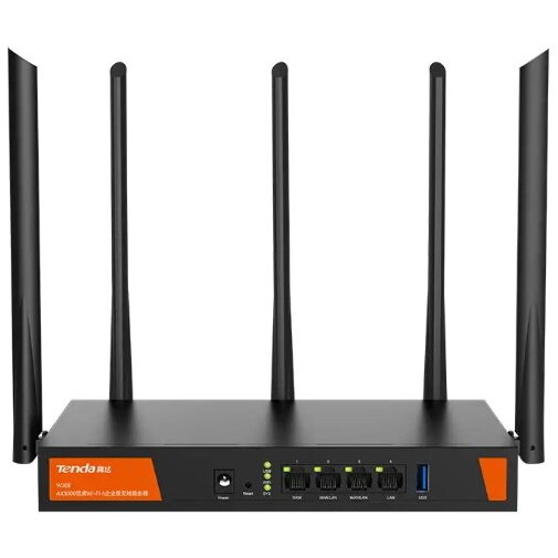Router Wireless W30E  802.11ax  AX3000 Dual Band Porturi Gigabit 1 xWAN 3x LAN Antene 4 Externe  Negru