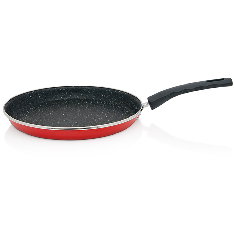 Tigaie Clatite 1L Granit Inductie 25Cm Rosu