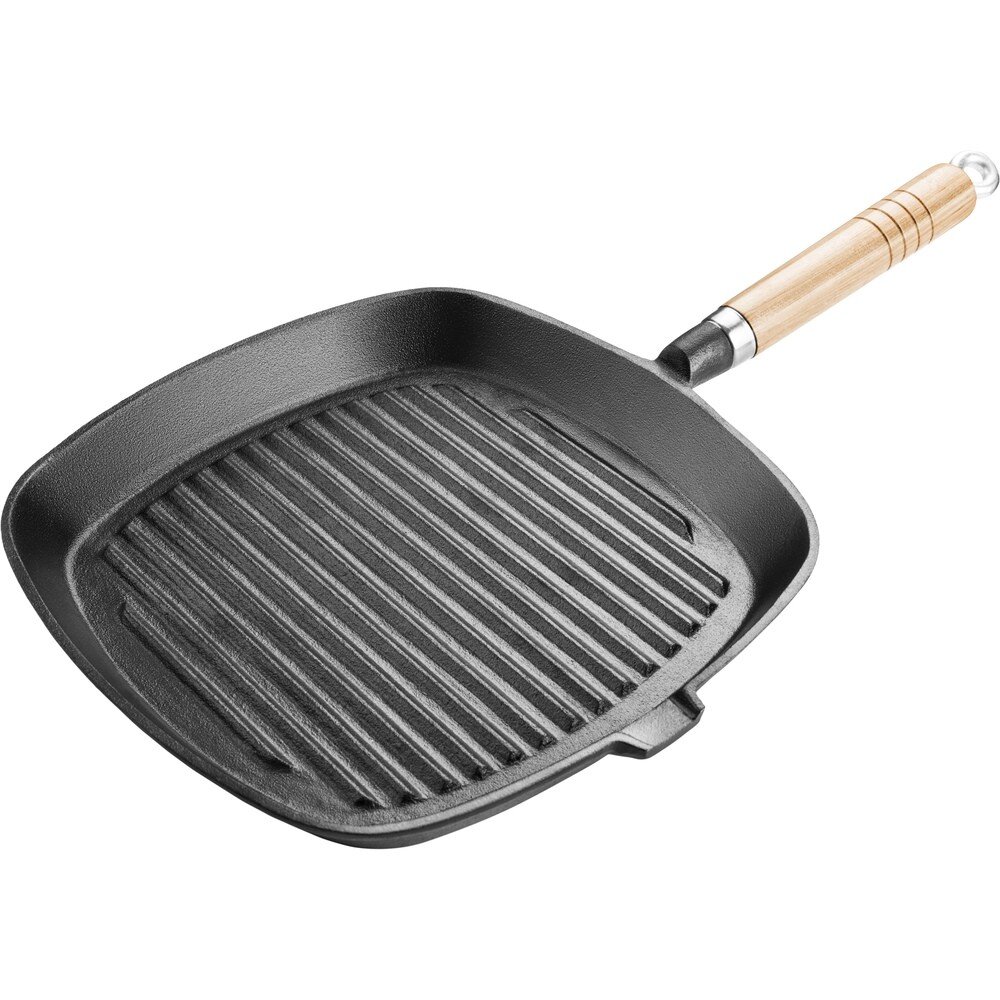Tigaie Grill LT 1063, 24cm, antiaderenta, negru