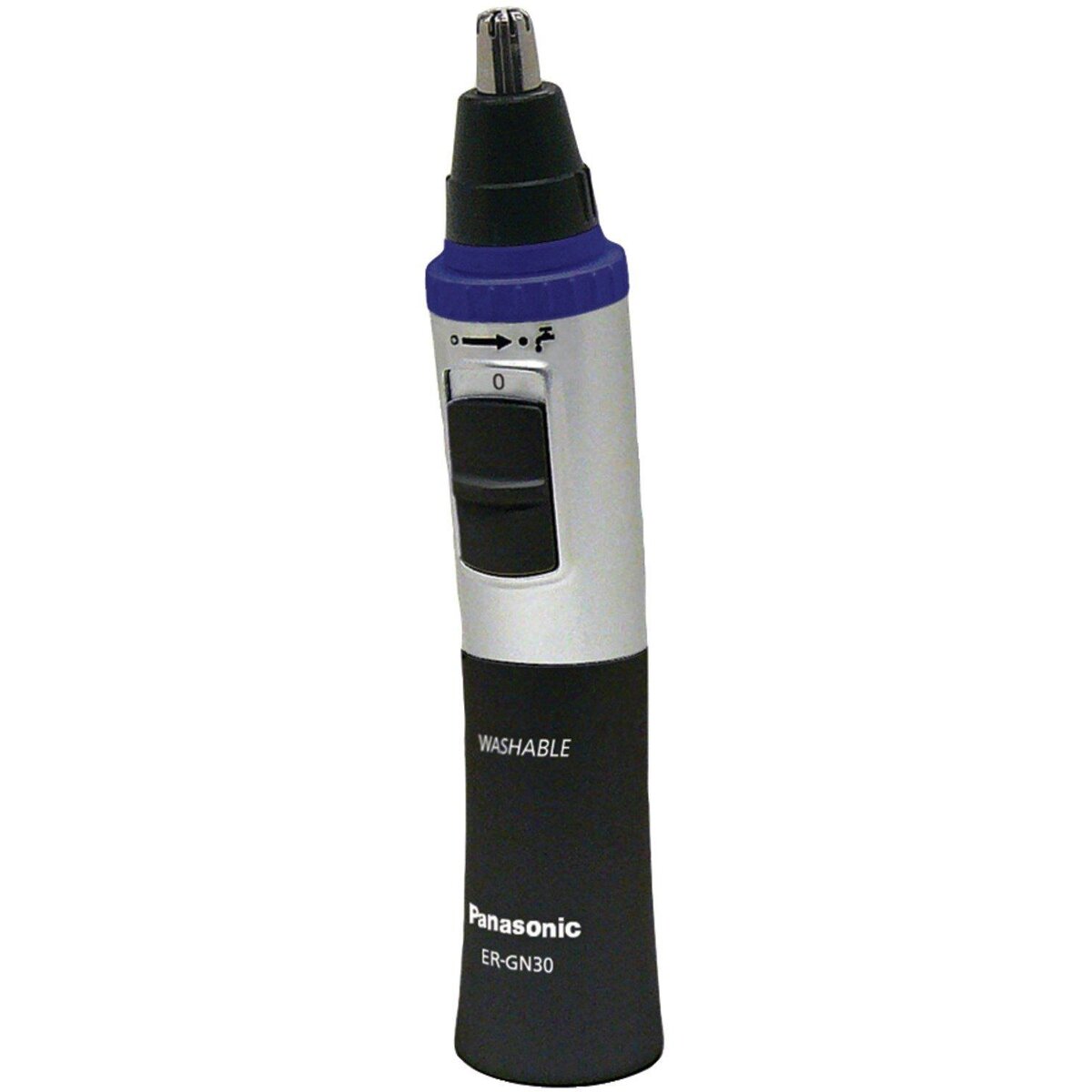 Trimmer pentru nas si urechi ER-GN30-K503, Baterii, Lavabil, Negru/Argintiu
