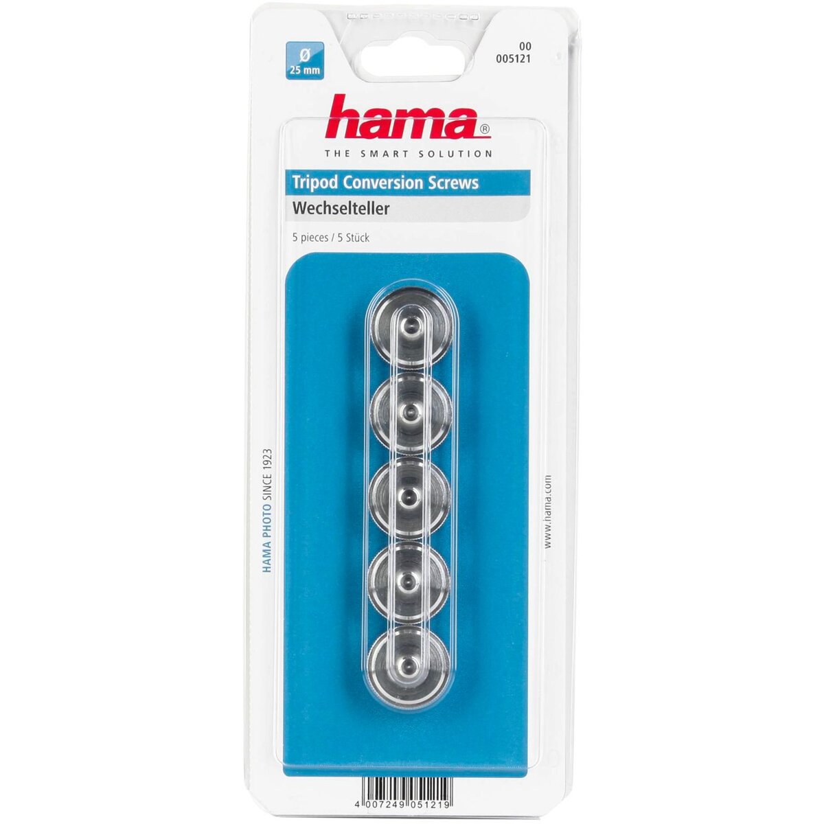 Tripod Conversion Screws 1/4 ->3/8           5pcs    5121