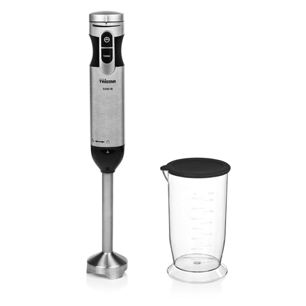 Blender Vertical MX-4828 Pahar Gradat 0.7L 1000W Negru/Argintiu