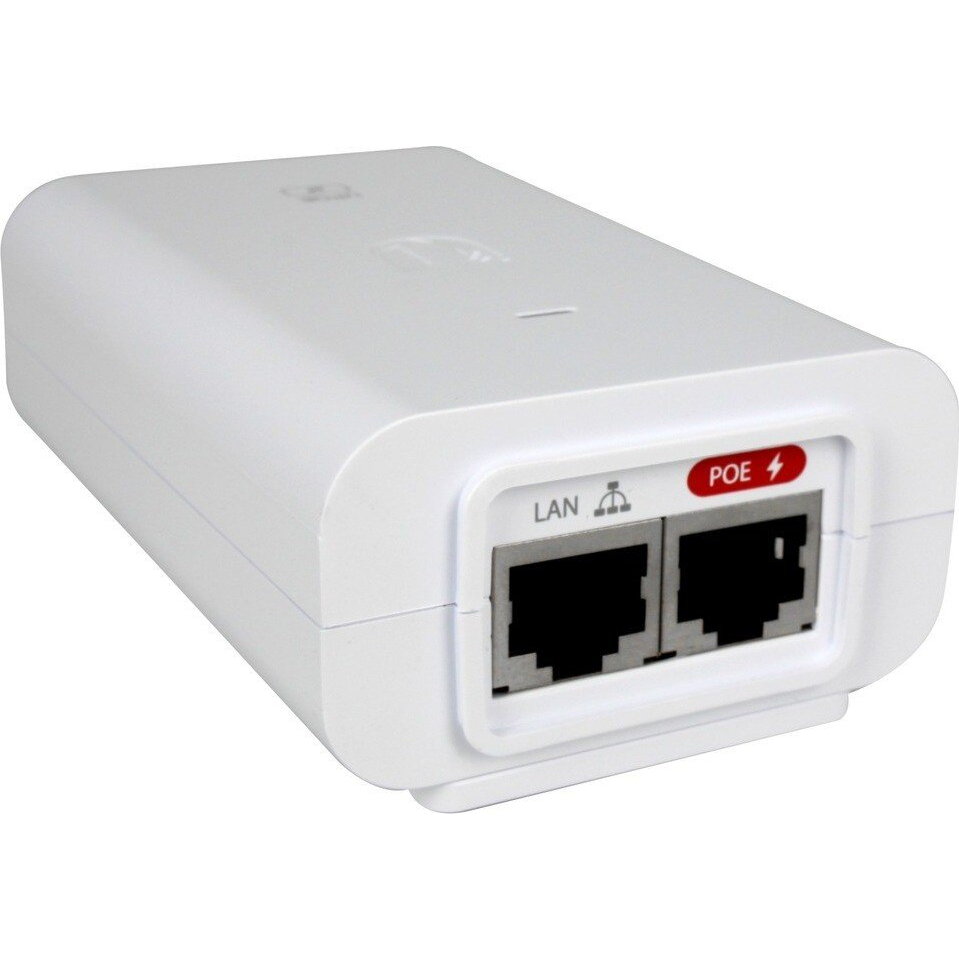 Ubiquiti POE Injector, 24VDC, 12W, Gigabit Port, weiss