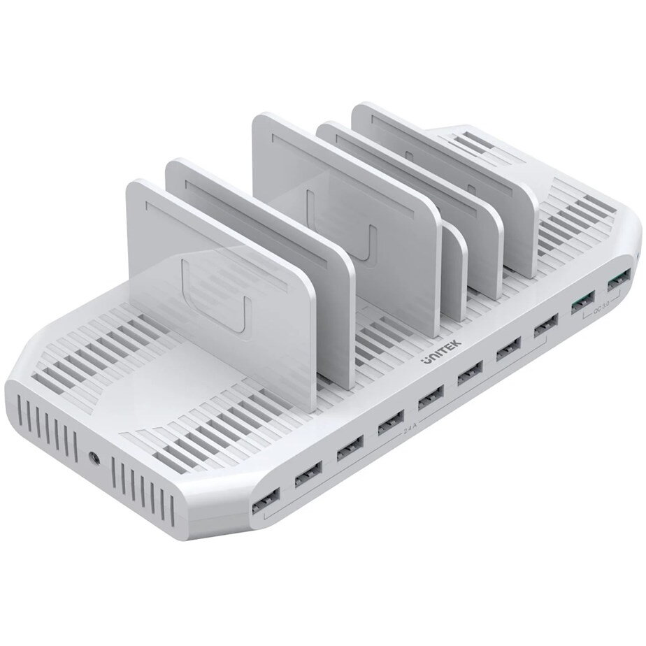 Unitek charging station Y-2190 10 x USB 60 W white