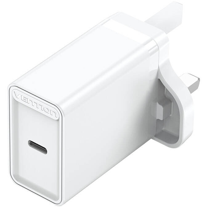 USB-C Wall Charger Vention FADW0-UK 20W UK White