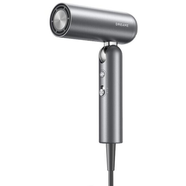 Uscator de Par Pocket AHD5-SG, 1600W, 110.000 RPM, 70m/s, 5 moduri de temperatura, 300g, ionizare, Gri