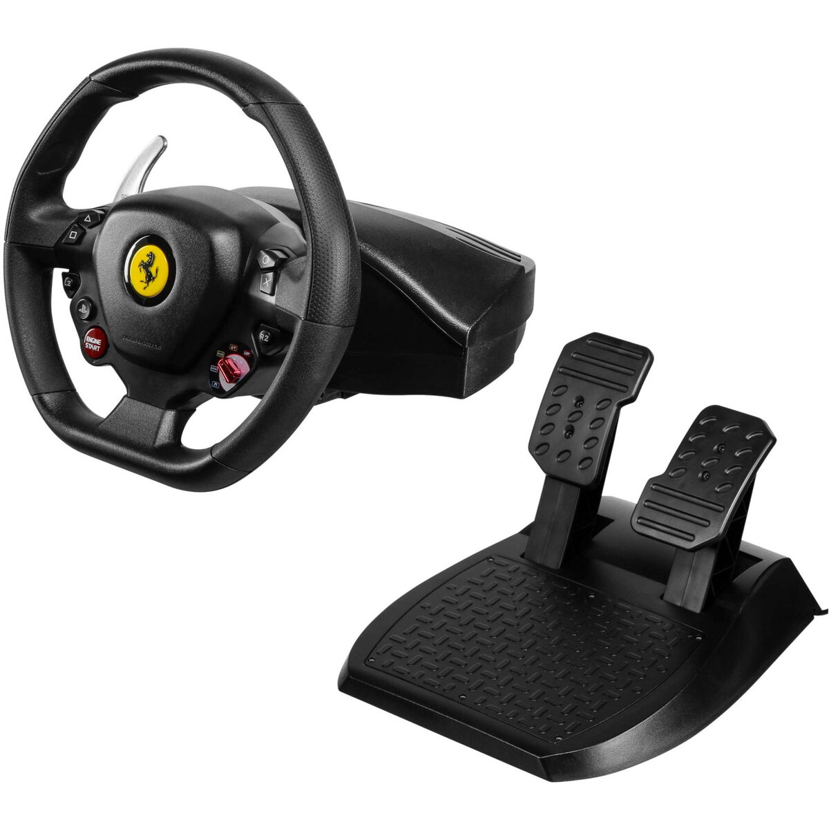 Volan gaming 4160672 T80 Ferrari 488 GTB Edition PC PS4 USB Negru