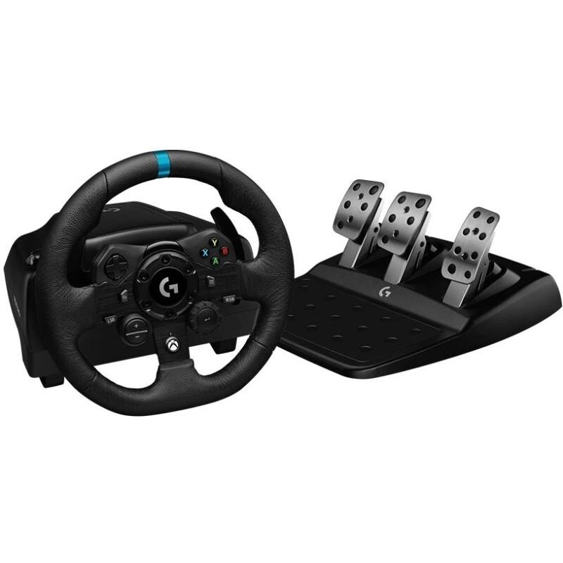 Volan de Curse cu Pedale G923 TRUEFORCE pentru Xbox Seria X|S/ Xbox One/ PC Negru