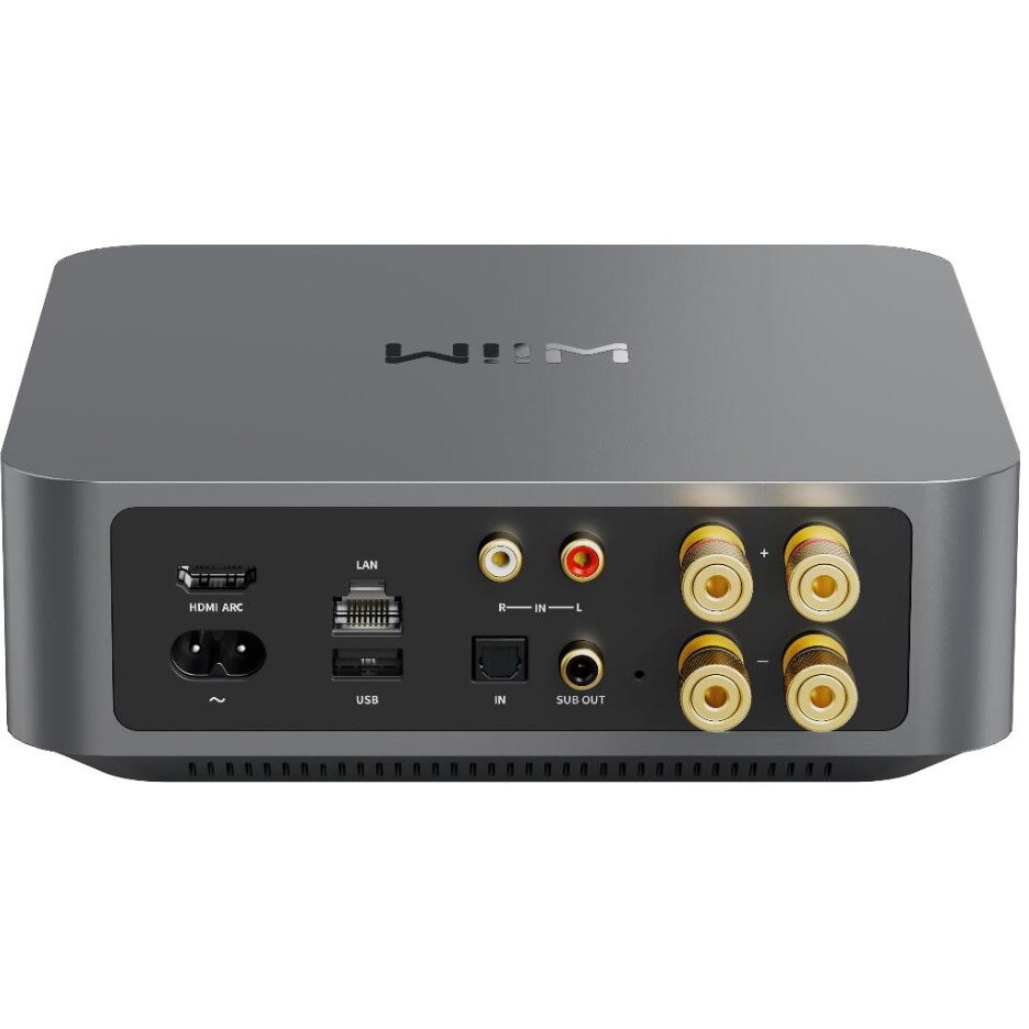 WiiM Amp Pro Dark Grey - Stereo Streaming Amplifier
