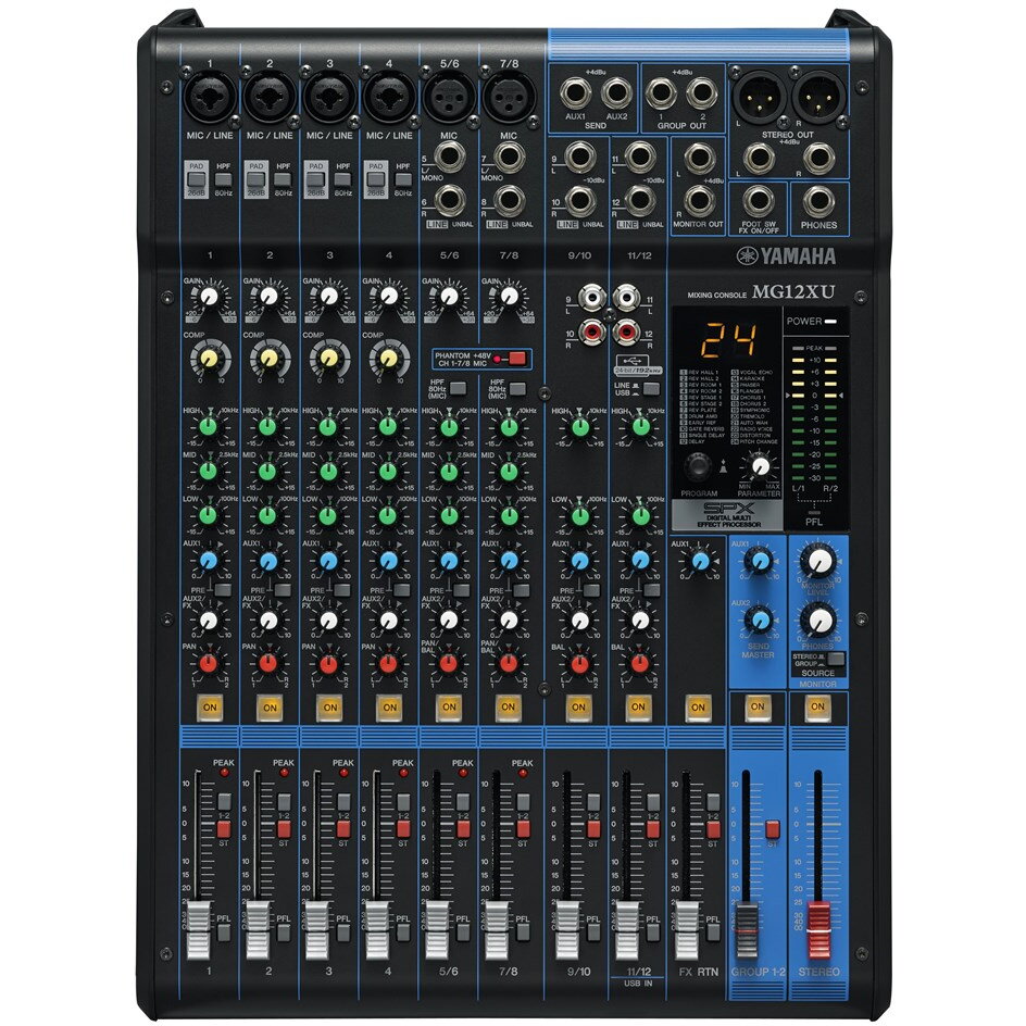 Yamaha MG12XU - 12-channel mixing console