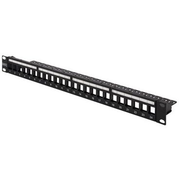 ZUB modular Patch Panel shielded 24-port