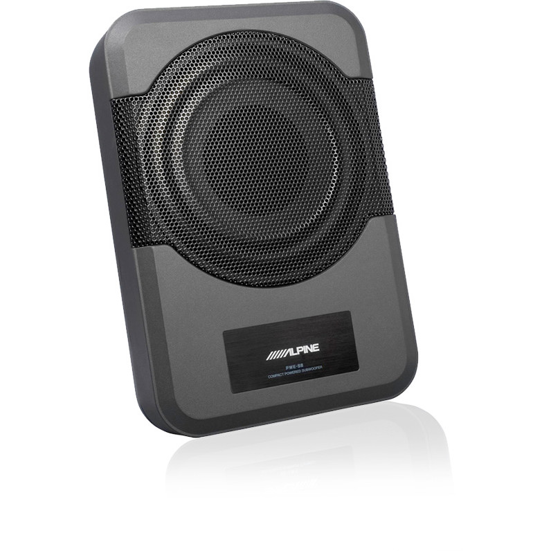 Boxe auto PWE-S8, Subwoofer auto amplificat plat, 20 cm