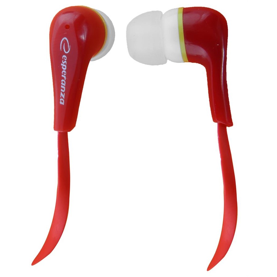 Casti Esperanza Audio stereo cască EH146R LOLLIPOP rosu