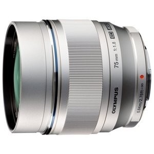 Obiectiv Foto Olympus Zuiko Digital 75mm 1:1:8 (Argintiu)