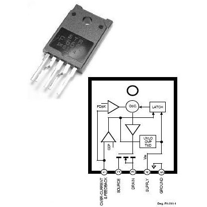 REGULATOR SURSA TENSIUNE FLYBACK SKN 650V 58W