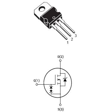 TRANZI.MOSFET DE PUT. CANAL N 600V 1.76OHM 4A